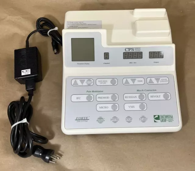 Forte 200 Stim Ultrasound Therapy System  By Chattanooga Group With Power Supply