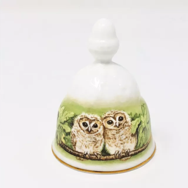 Oakley China Friends Of The Forest Owl Bell By Dick Twinney Made In England