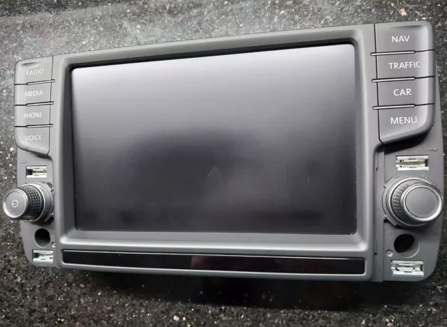 VW MIB 2 Radio Stereo Radio Multi Media Display Screen 5G0 919 606 5G0919606