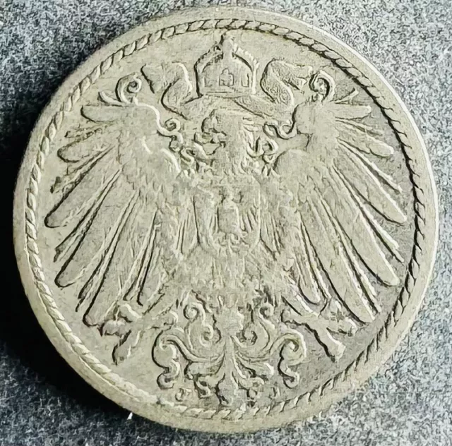 5 Pfennig 1901 J Deutsches Reich Wilhelm II KM#11 K050224/0E