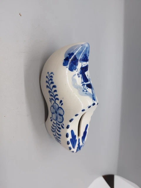 Handbemalt Delft Holland Schuh Porzellan dekoratives Sparschwein