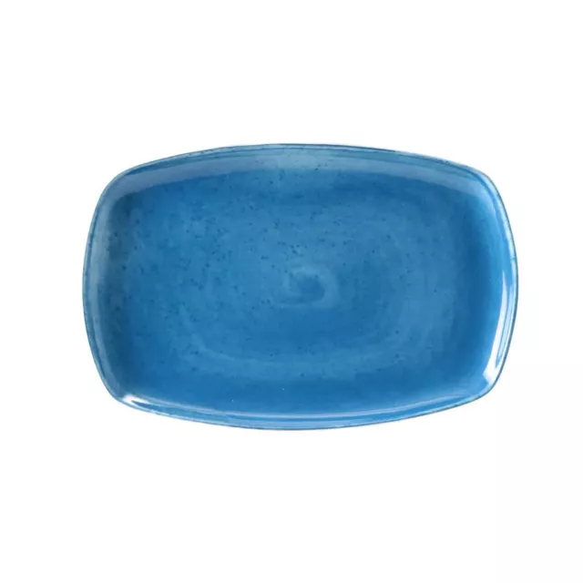 Plat Rectangulaire Matiz Bleu 35x23 CM en Porcelaine - MEDRI - Restaurant