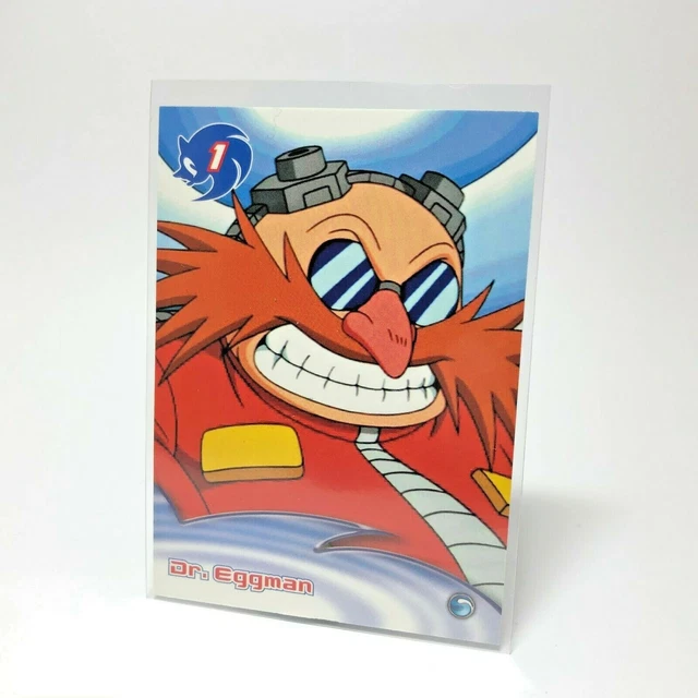 2004 SEGA SONIC X Trading Cards DR. EGGMAN ROBOTNIK 05 Card Toy Topps