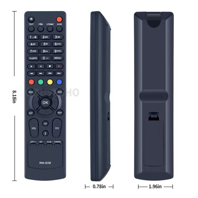 RM-E09 Ersatz Fernbedienung für Humax TV HD-5400S HD-5600S