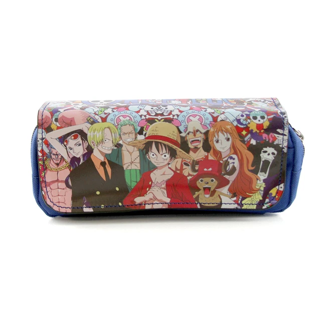 Luffy Und Crew One Piece Federmäppchen (Anime Reisetasche Kupplung Geldbörse)