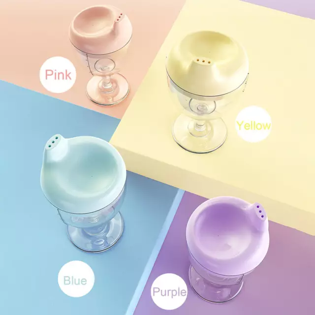 Tazas Wow para niños; vaso antiderrame 360; sin BPA; 9 onzas, Paquete de 1,  Púrpura