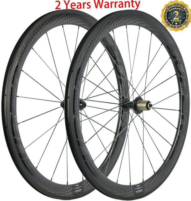 700C 50mm Laufrader Rennrad Laufradsatz 23mm Breite Drahtreifen Zyklus 12k Matte