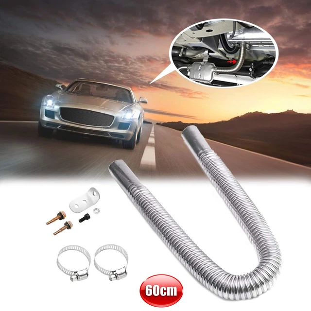 Schalldämpfer 24mm Für Standheizung - Mit 200cm Edelstahlschlauch