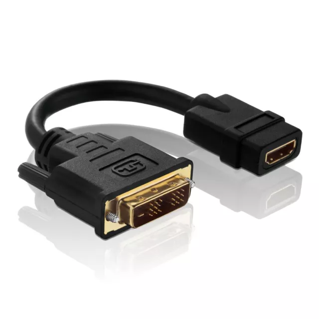 PureLink PureInstall Series PI065 Certified High-Speed DVI to HDMI Adaptor/DVI-D