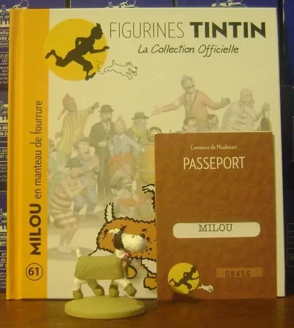 FIGURINE TINTIN COLLECTION officielle n°40 Milou Mi-ange - EUR 7,00