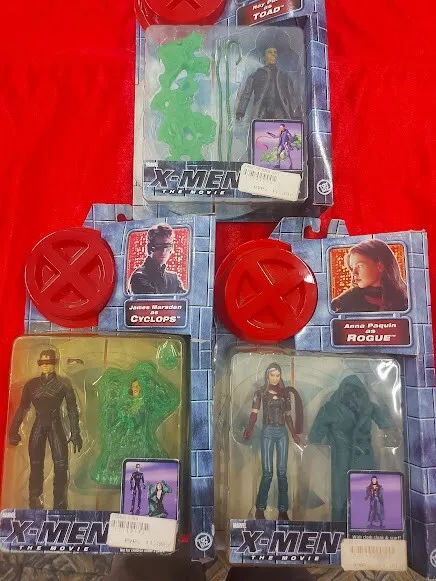 Lote 3 figuras de accion X Men