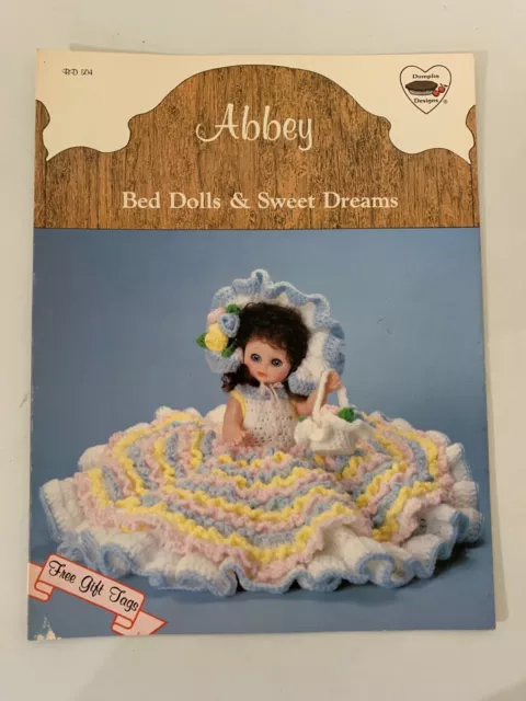 Muñecas de cama Abbey y sueños dulces muñecas de ganchillo patrón diseños de albóndigas BD504