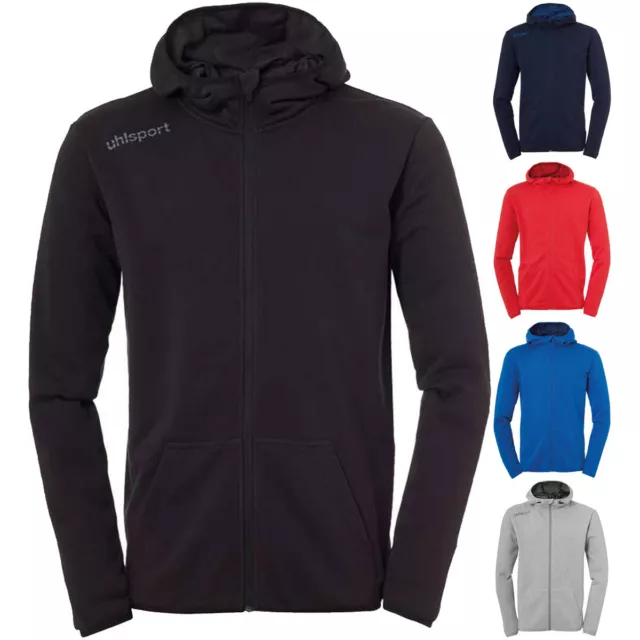 Uhlsport ESSENTIAL HOOD 1005196 Kapuzenjacke Hoodie Herren Kinder Baumwolle