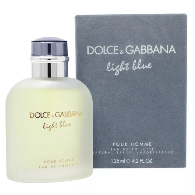 Light Blue by Dolce & Gabbana, 4.2 oz EDT Spray for Men Cologne New & Sealed Box