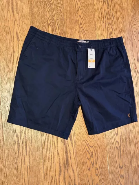 Men's Blue Cotton Stretch Shorts Next - 2XL - Brand New With Tags