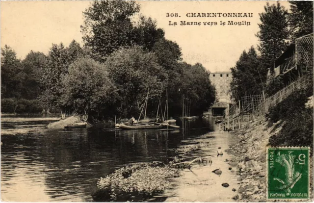 CPA Maisons Alfort La Marne vers le Moulin (1348713)