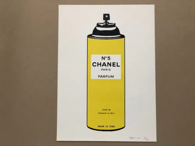 Death NYC - CHANEL No5 Sprühdose in gelb von 2015 limitiert 6/100 s. Bilder