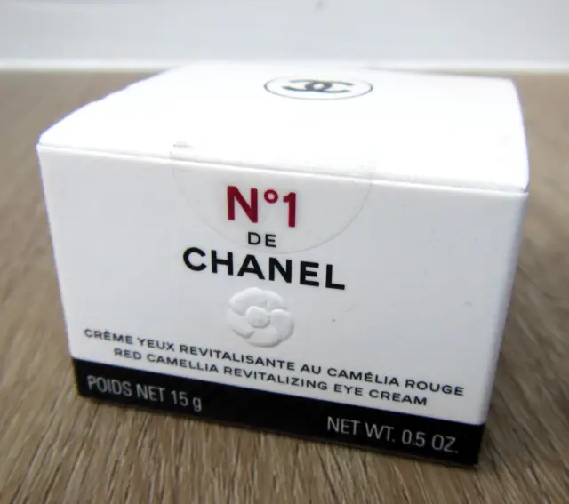 NEW DE CHANEL No 1 Red Camellia Revitalizing Eye Cream .5 Oz Anti