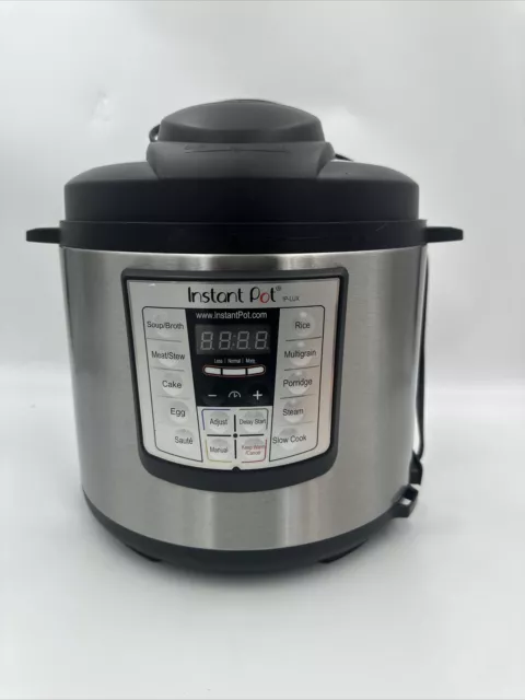 Instant Pot 6-in-1 Multi Use 6 Quart Electric Pressure Cooker IP-LUX60 V3