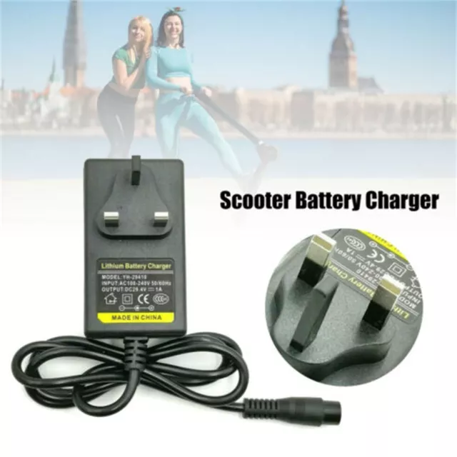 Cable de alimentación Razor Scooter fuente de alimentación cargador de batería adaptador de alimentación enchufe Reino Unido