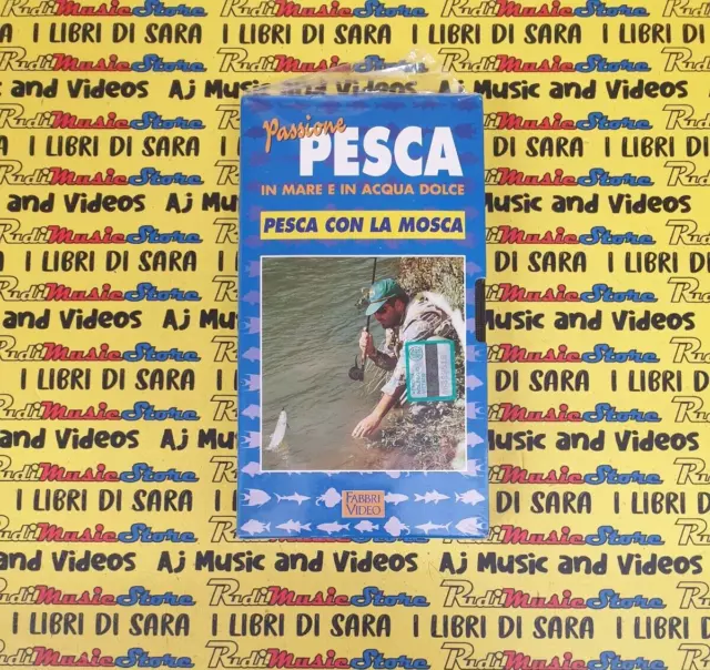 VHS film cartonata PESCA CON LA MOSCA 1995 SIGILLATA Passione FABBRI (F71)