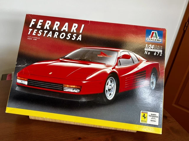 Kit maquette voiture Italeri #378 vintage TESTORS FERRARI TESTAROSSA 1/16 non assemblée | eBay