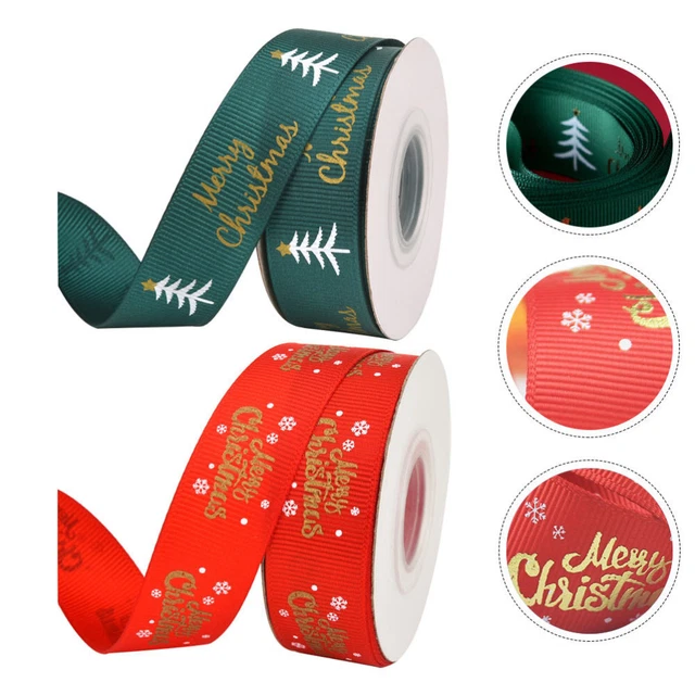 2 PcsChristmas Tree Ribbon Bows Christmas Ribbon /Package Dekoration Für Weihnac
