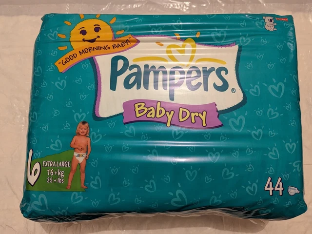 1 Paquet scellé Pampers Taille Extra Large Diapers Couches alte vintage vtg abdl