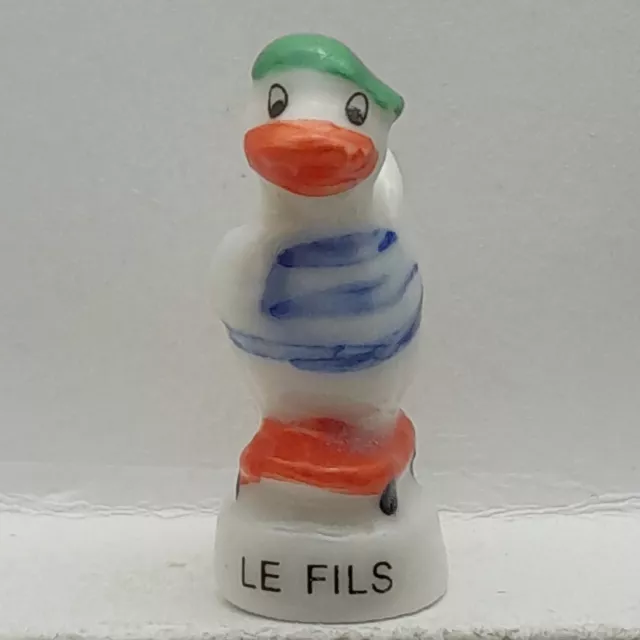 Fève Le Fils Oie en porcelaine Pasquier Nordia 2004 (B17T)