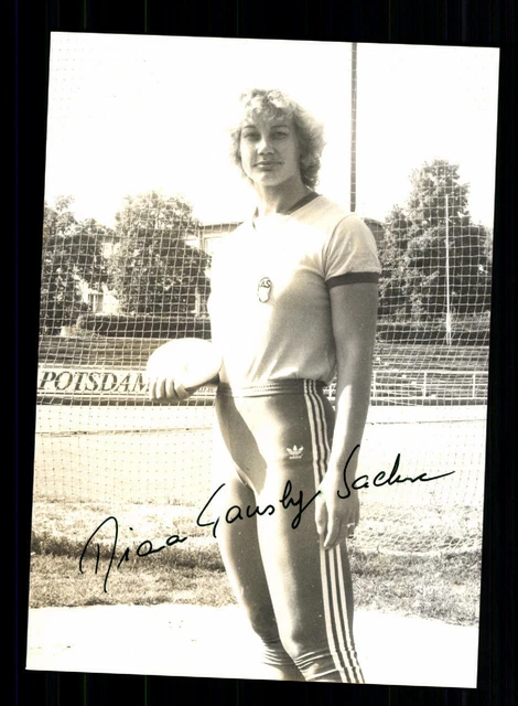 DIANA GANSKY DDR Autogrammkarte Original Signiert Leichtathletik + A