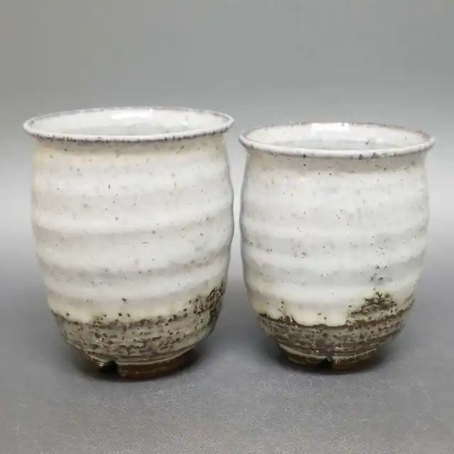 AK51)Japanese Pottery Hagi ware Yunomi/Tea Cup  by Yuuka Matsuo