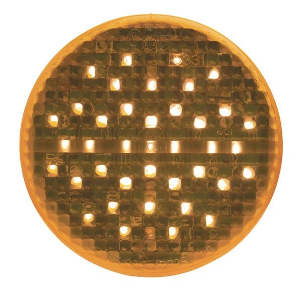 Grote G4003 Hi-Count 4" Yellow Turn Lamp