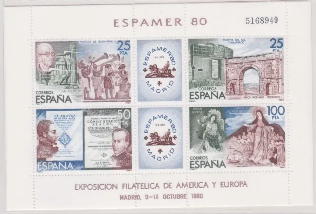 España: 1980.Espamer 80. (Edifil 2583)