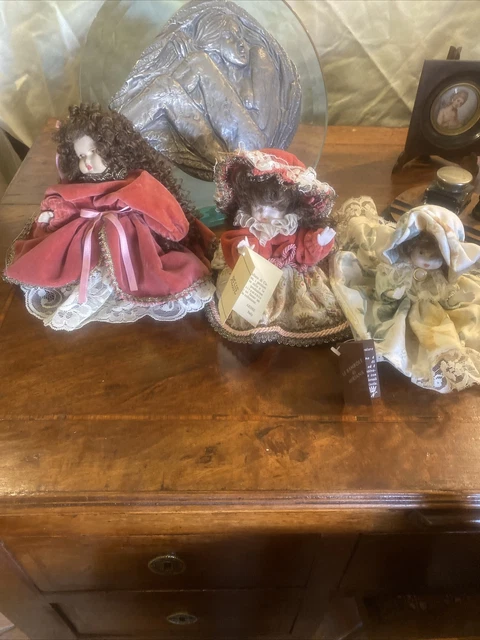 Lotto 3 Bambole Di Capodimonte Aesse Mariana Epoca