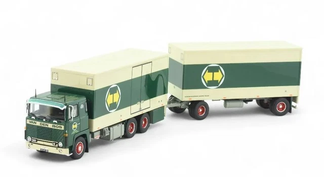 TEKNO SCANIA 143 M-450-Avec Remorque Frigorifique.En Boîte. EUR 130,00 - FR