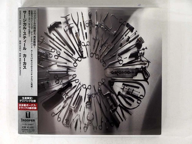 Carcass Surgical Steel Trooper Entertainment Qate10043 Japan Obi 1Cd