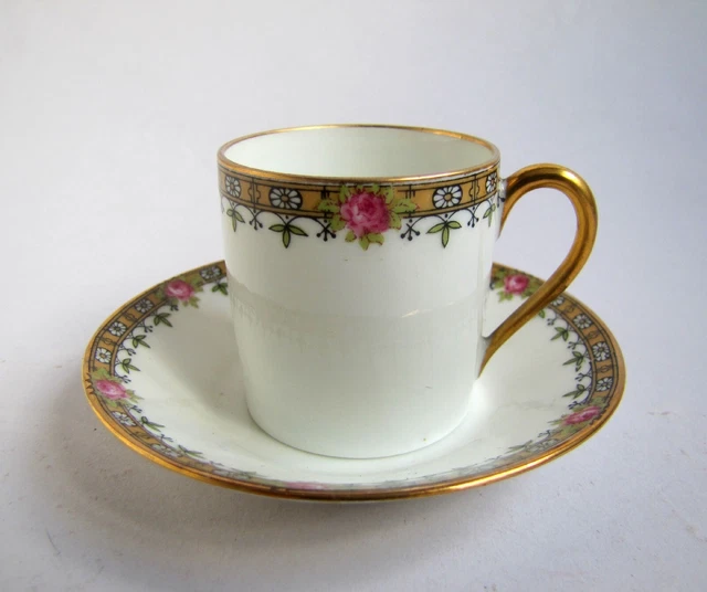 Tasse à Café Litron Robert Haviland Le Tanneur en Porcelaine de Limoges France
