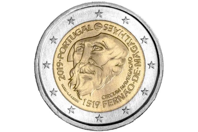 Portugal 2 Euros € 2019 Magellan Neuve Unc