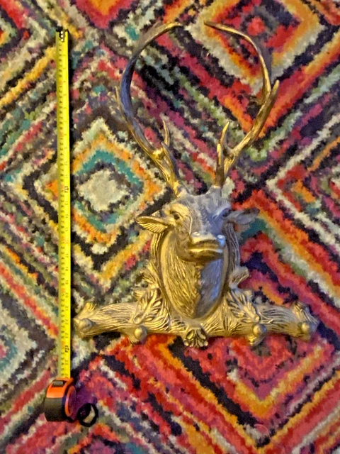 raindeer Coat hanger wall mount all metal