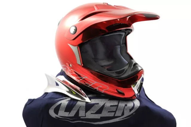 Lazer Mx6 Xpro Full Face Bike Helmet Downhill,Jump Bike,Bmx 3 Sizes 50% Off Rrp