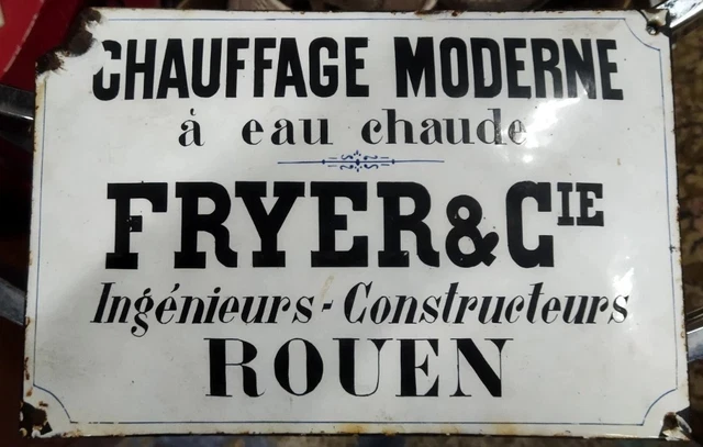 Sold at Auction: PLAQUE ÉMAILLÉE ON A MARCHÉ SUR LA LUNE