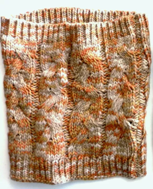 Sciarpa da snood invernale ZARA per bambine con cavo lavorato a maglia taglia unica unisex infinito 3