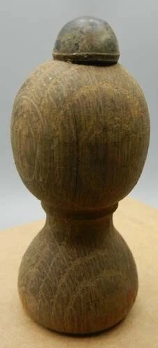 Antique Circa 1900 Screw In Wooden Door Stop 2 3/4" - Never Painted