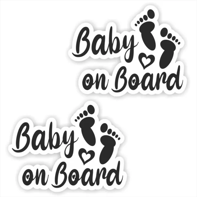 ADESIVO BABY ON Board Bambino a Bordo Sticker Auto Pellicola Tour