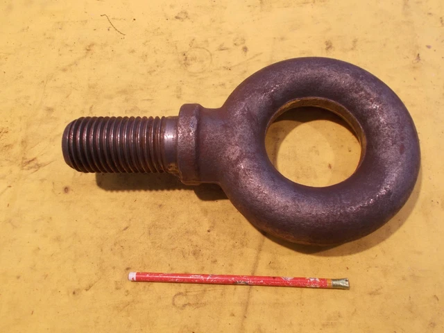 BIG LIFTING EYE BOLT rigging machine shop 2"-4 1/2 tpi x 3 1/4" EYE HOLE