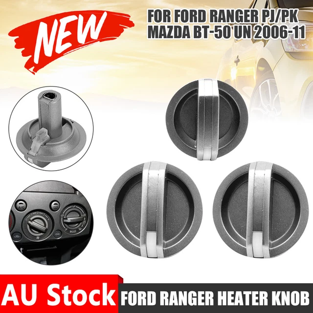 3x Heater Fan Control Knobs set For Ford Ranger PJ/PK Mazda BT-50 UN 06-10 2011