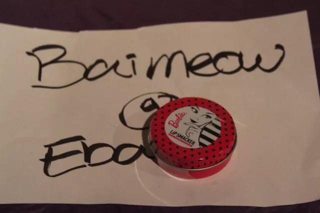 Cosmetic Barbie Lip Smacker Lip Balm Tin Cotton Candy Love limited edition