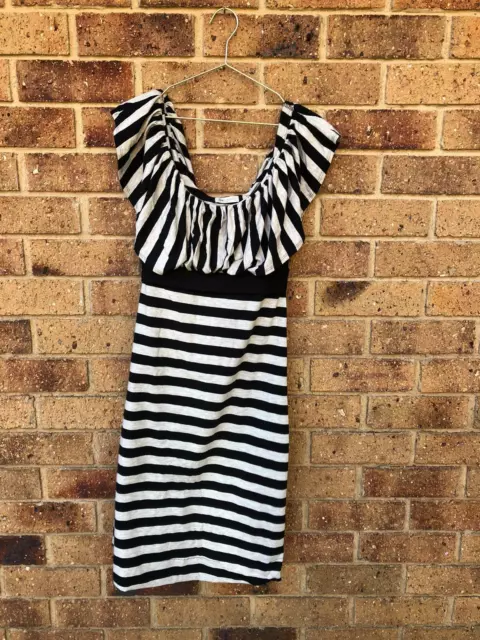 Ripe Maternity Wear Greta Dress Stripe Size Small Pregnancy New RRP $89.95 Baby