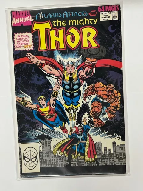 The Mighty Thor Atlantis Attacks Marvel Comics Annual 14 1989
