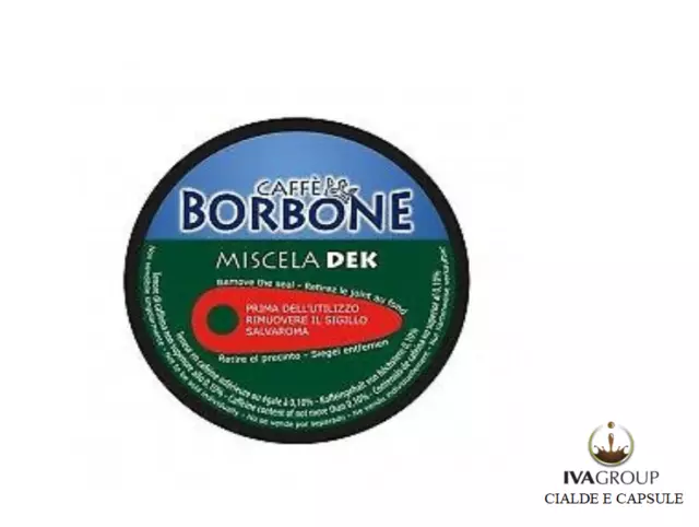 90 Capsule Dolce Gusto Borbone Compatibili Miscela Dek Nescafe'